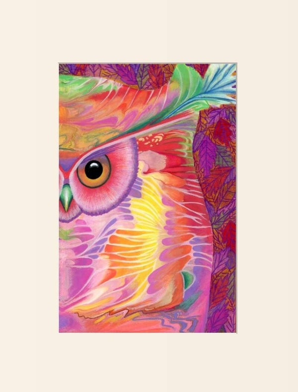 A Signed & Mounted Print of Twit Twoo