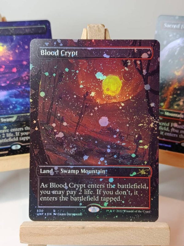 Blood Crypt #530 [Borderless/Galaxy Foil]- Unfinity - Carte MTG Proxy HQ