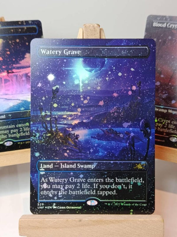 Watery Grave #529 [Borderless/Galaxy Foil]- Unfinity - Carte MTG Proxy HQ