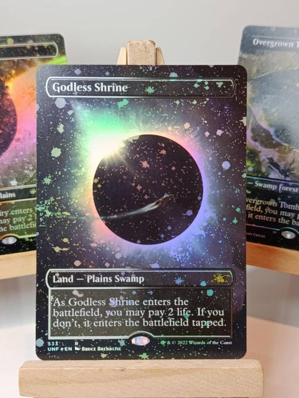 Godless Shrine #533 [Borderless/Galaxy Foil]- Unfinity - Carte MTG Proxy HQ