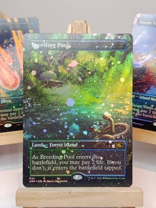 Breeding Pool #537 [Borderless/Galaxy Foil]- Unfinity - Carte MTG Proxy HQ