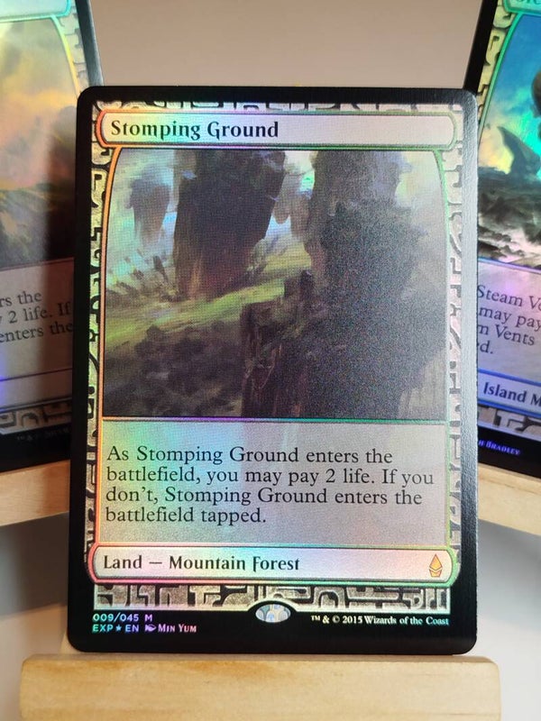 Stomping Ground [Full Art] - Zendikar Expeditions - Carte MTG Proxy HQ