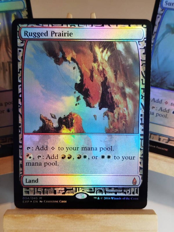 Rugged Prairie [Full Art] - Zendikar Expeditions - Carte MTG Proxy HQ