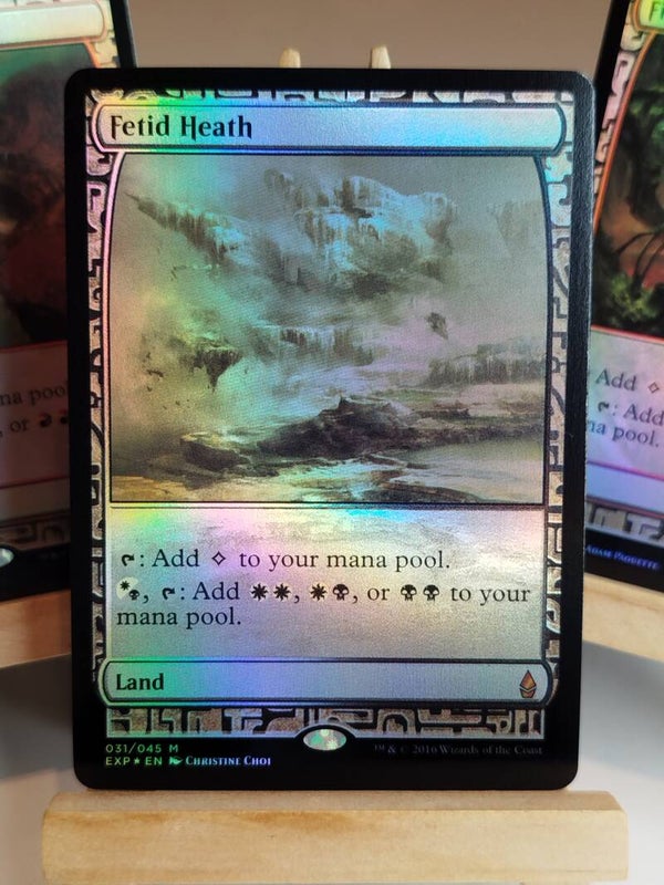 Fetid Heath [Full Art] - Zendikar Expeditions - Carte MTG Proxy HQ
