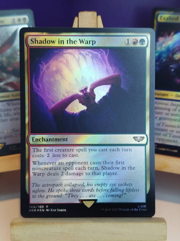 [F] Shadow in the Warp (Surge Foil) Warhammer 40,000 Commander - Carte MTG Proxy HQ