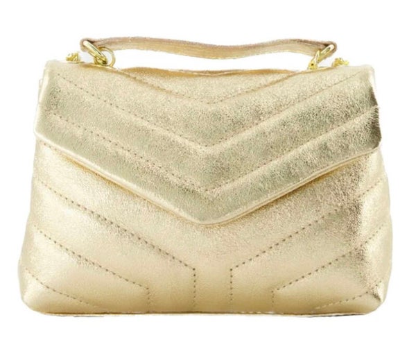 Tas Metallic goud
