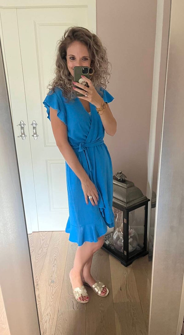 Jurk Marieke jeans blauw