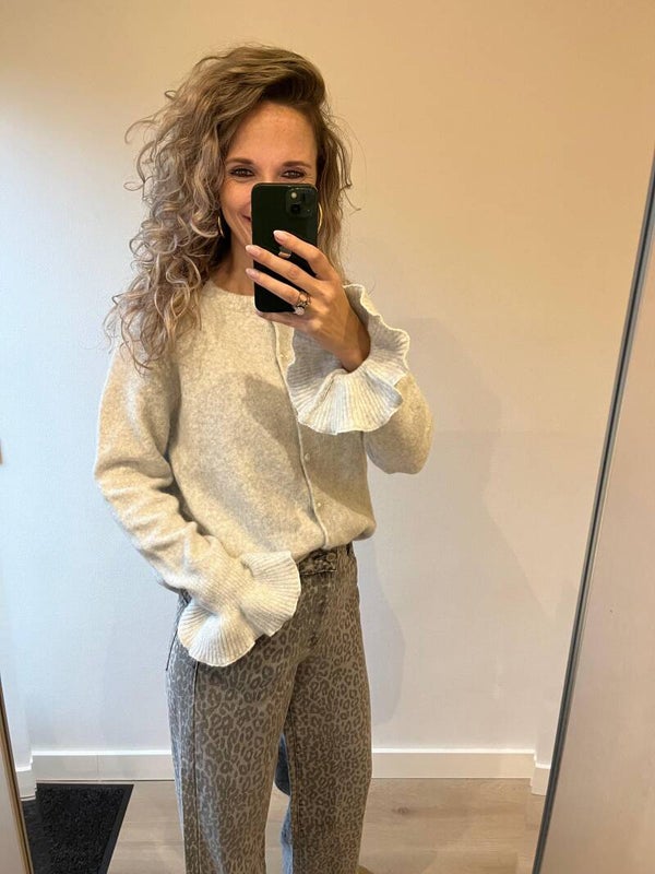 Vest muisgrijs M1119