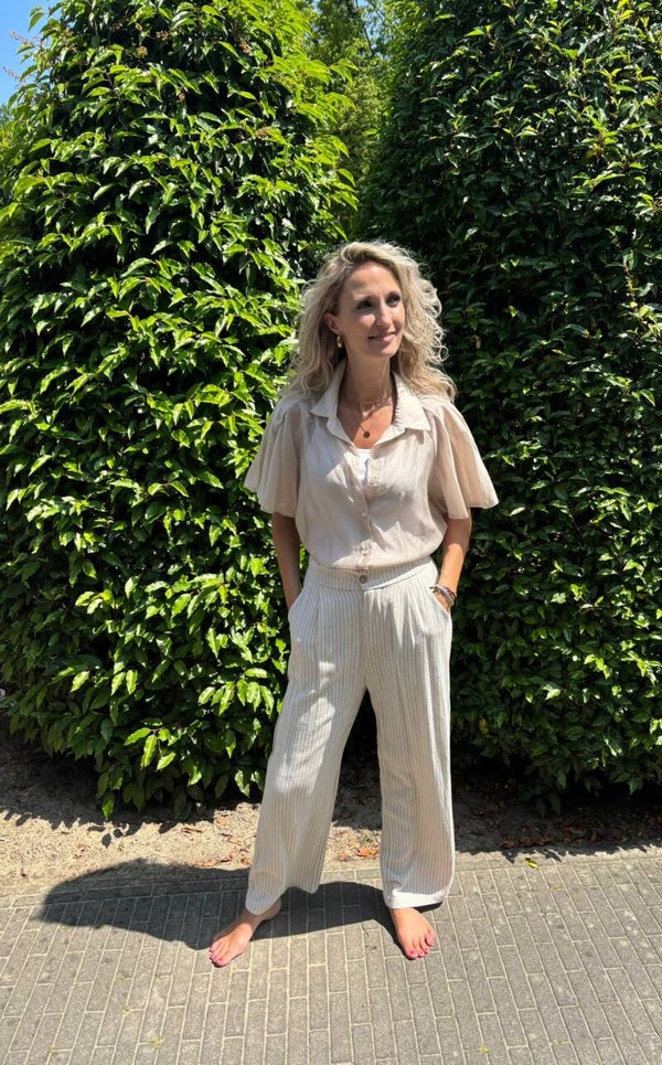 Broek UO86 krijtstreep