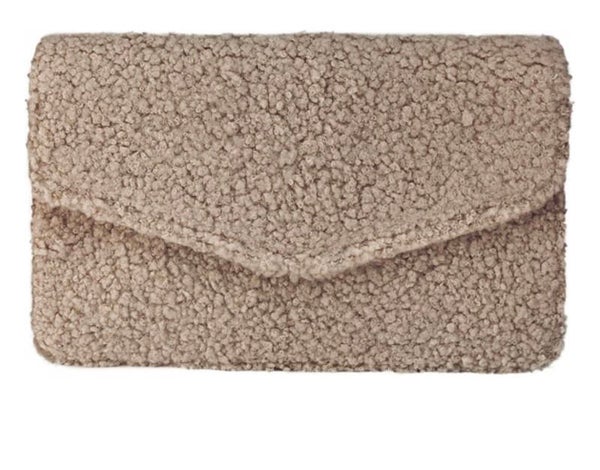Envelop tas teddy taupe
