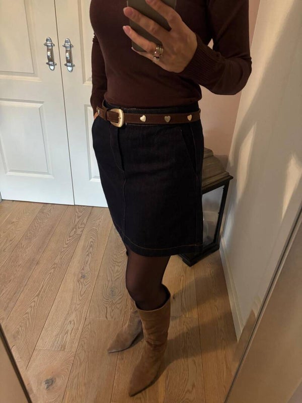 Riem hart donker bruin