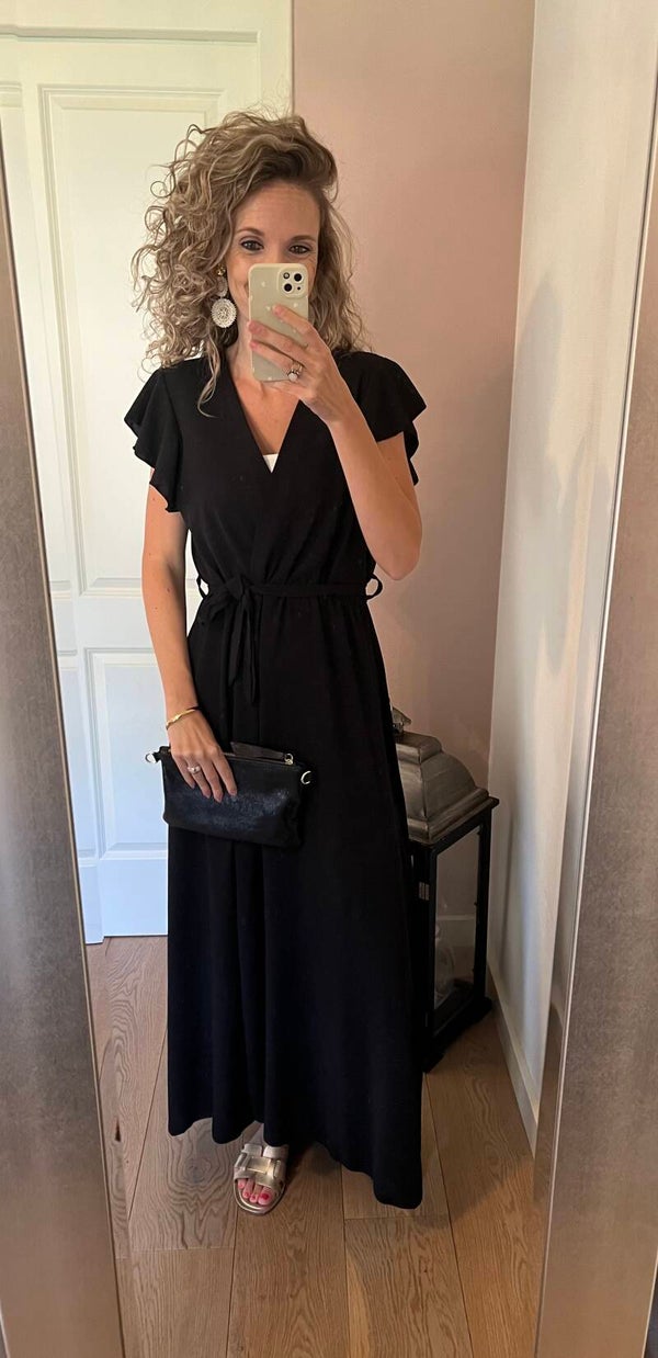 Lange jurk zwart