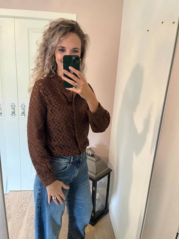 Blouse bruin CH5883