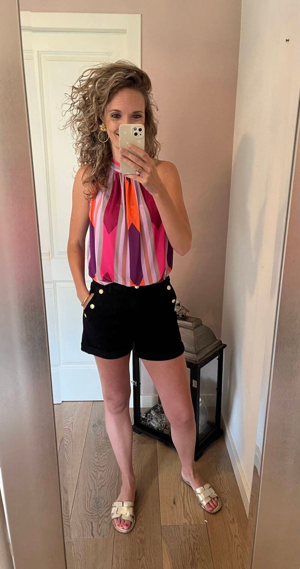 Halter top multi color