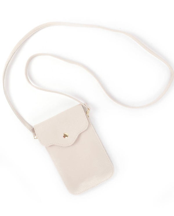 Telefoon tas ecru
