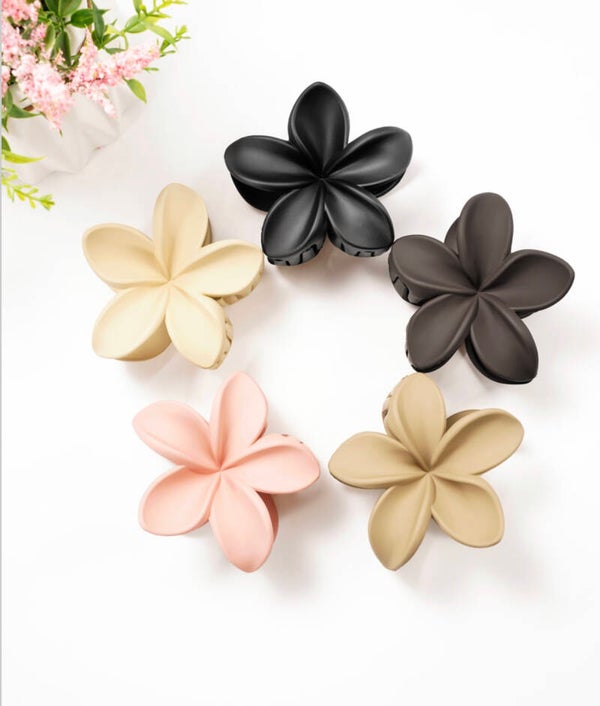 Knip bloem beige/licht bruin