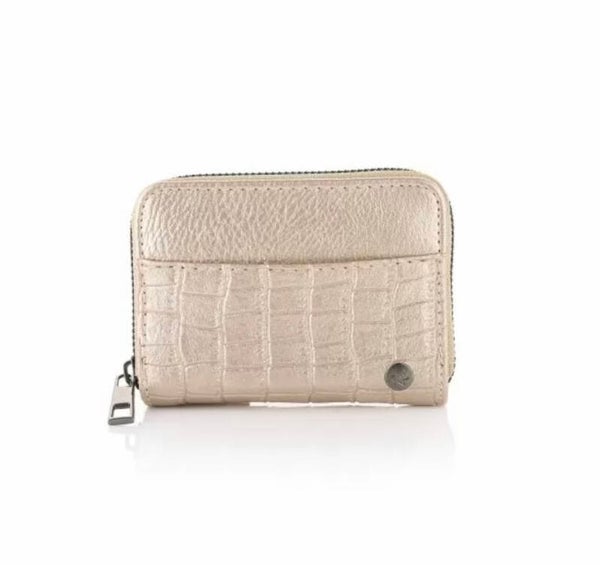Portemonnee gold/zand mini