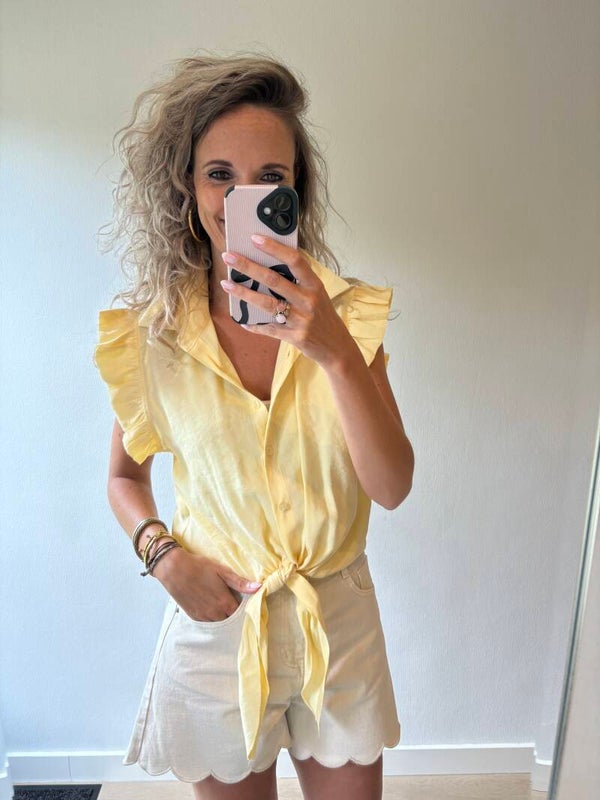 Blouse Bridget geel