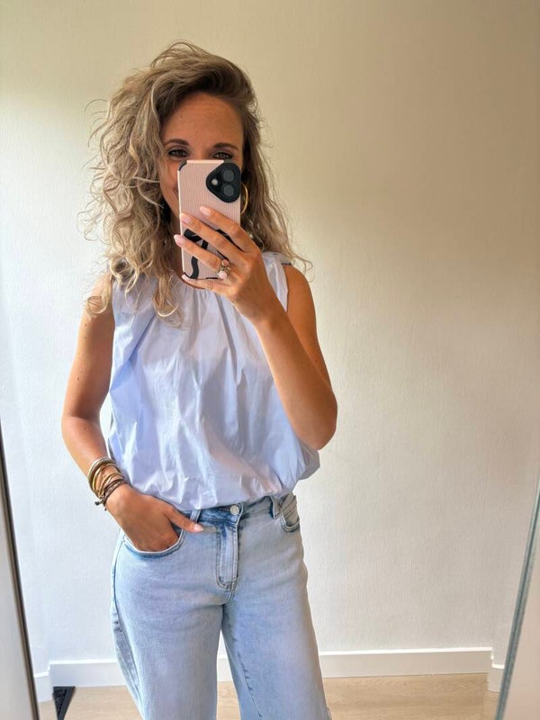 Top Eloise blauw