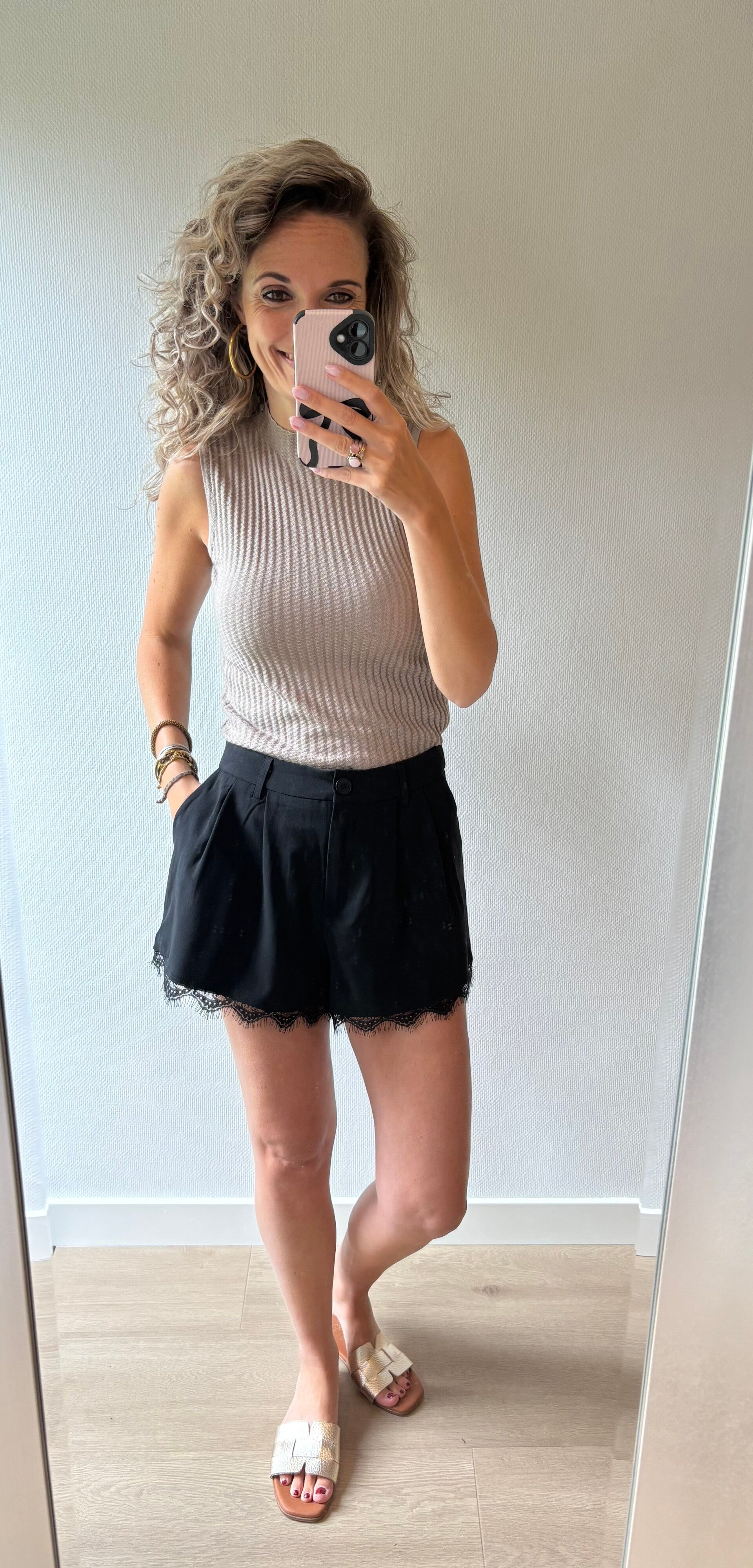Short 15099 zwart