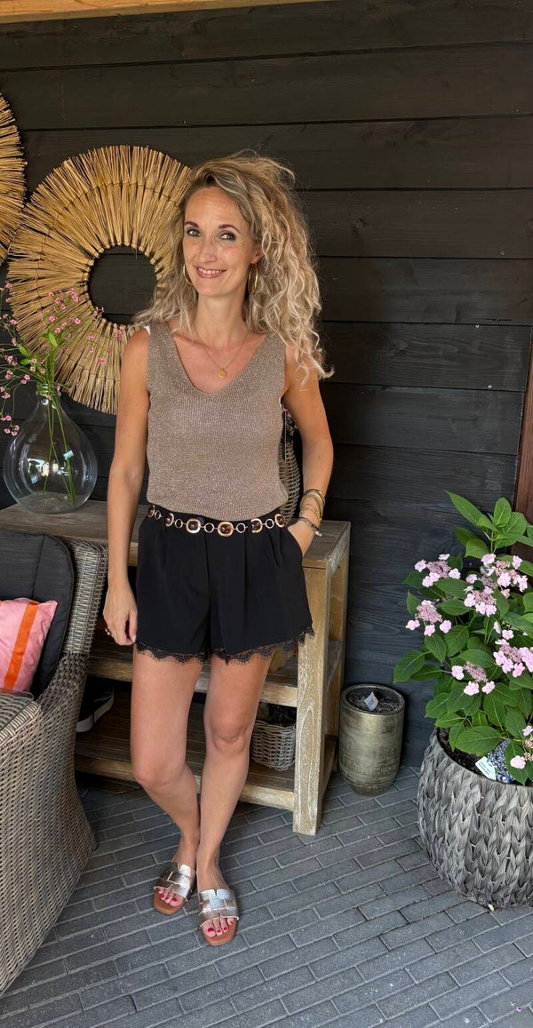 Short 15099 zwart
