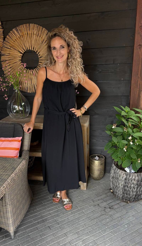 Maxi dress Tina zwart