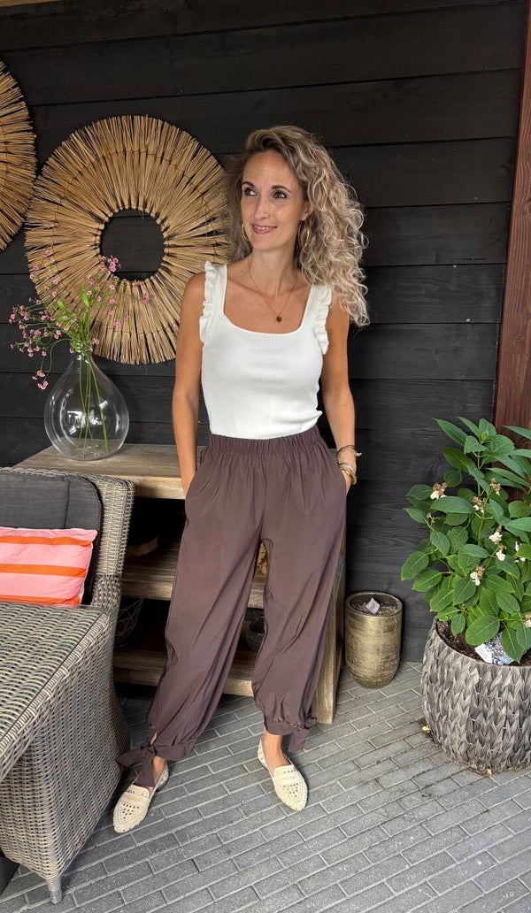 Broek harem met strik