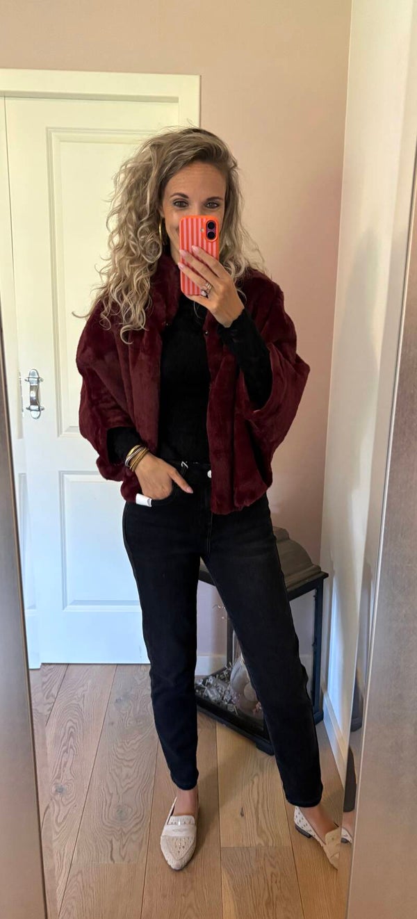 Poncho Bordeaux 23