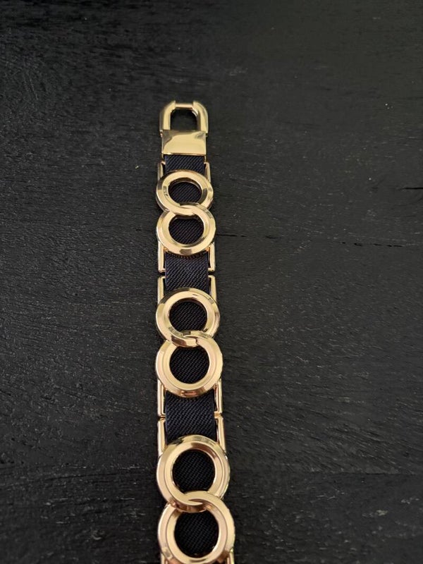 Stretch riem navy OO