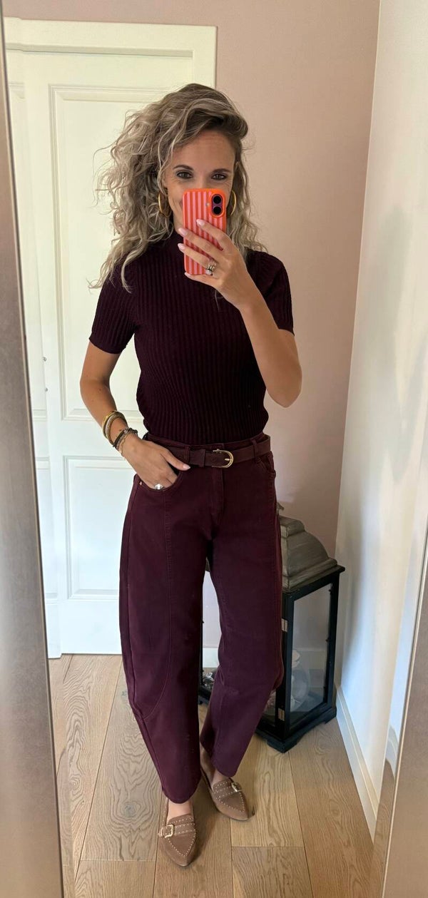 Jeans Balloon Bordeaux 60005-10