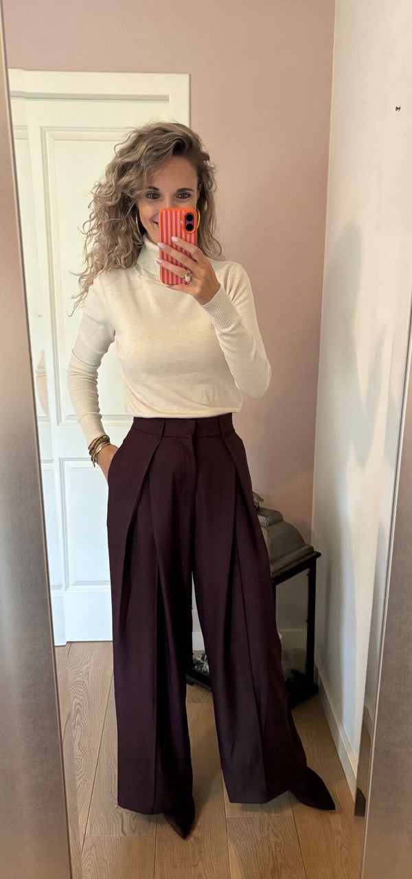 Pantalon 16378 Bordeaux