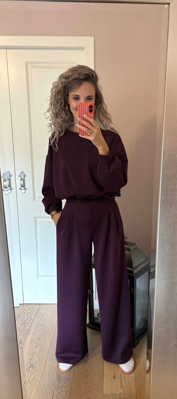 Set Bordeaux/aubergine