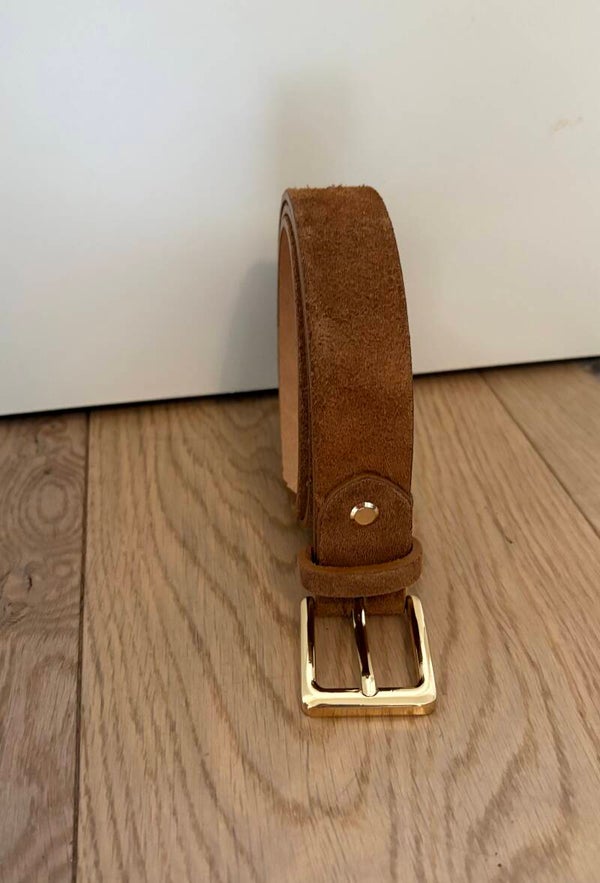 Riem Cognac suède/leer