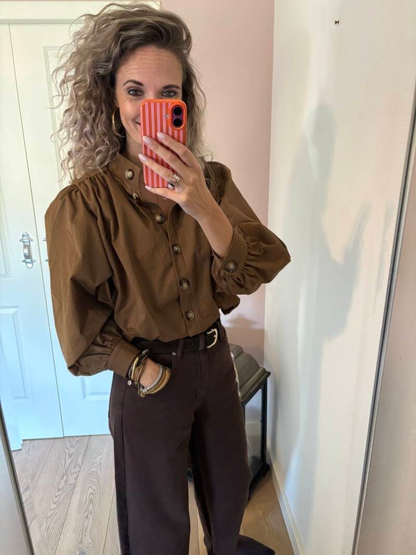 Blouse/ jasje Marron 3606 cognac