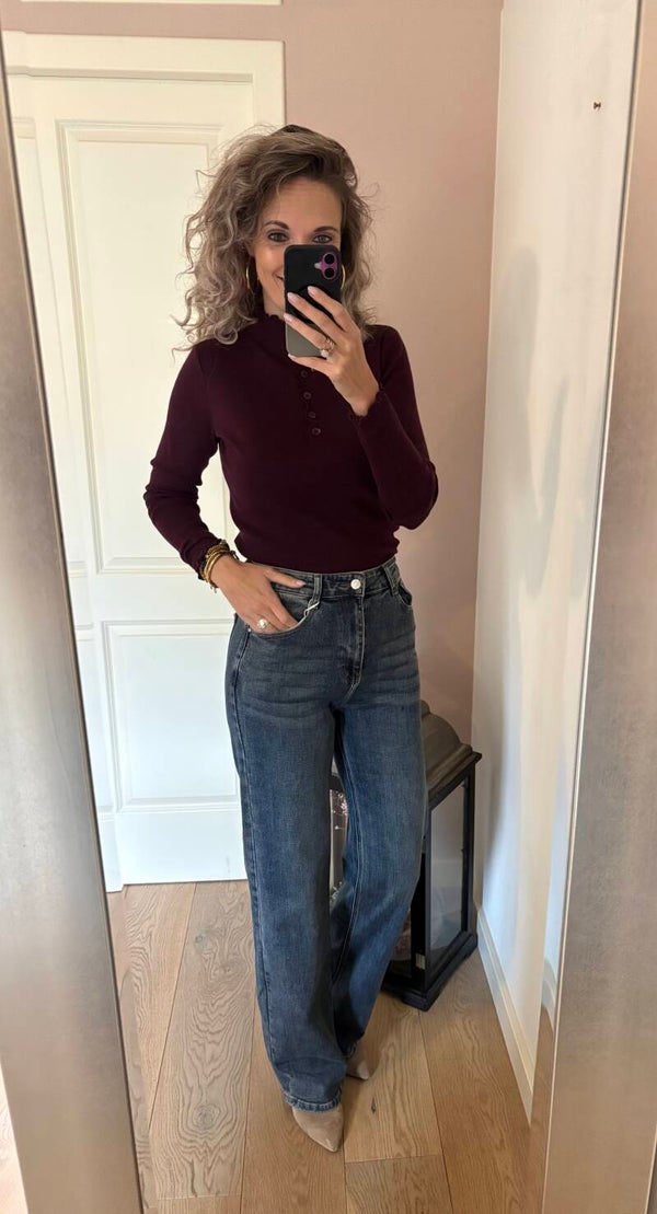 Jeans wide leg Y5693