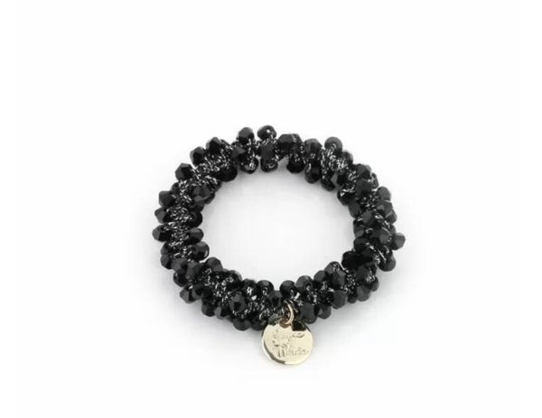 Elastiek/armband kraal black