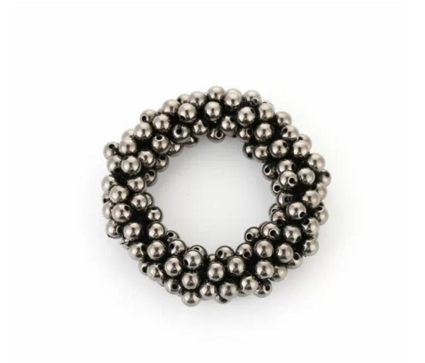 Elastiek/armband parel black
