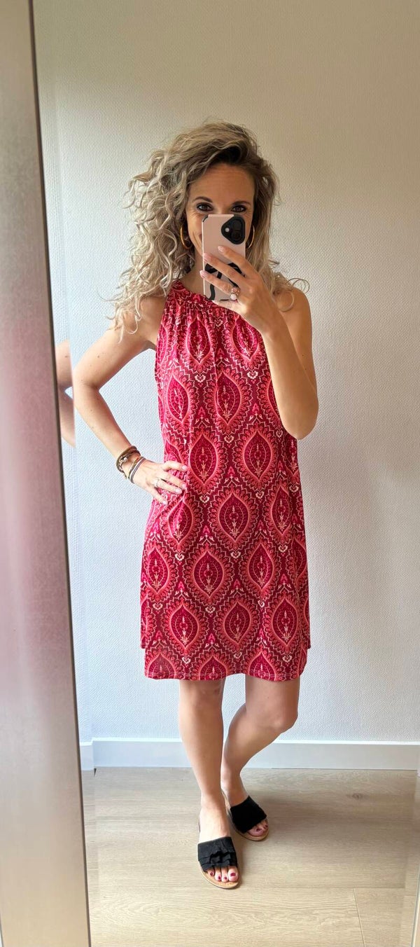 Jurk halter print