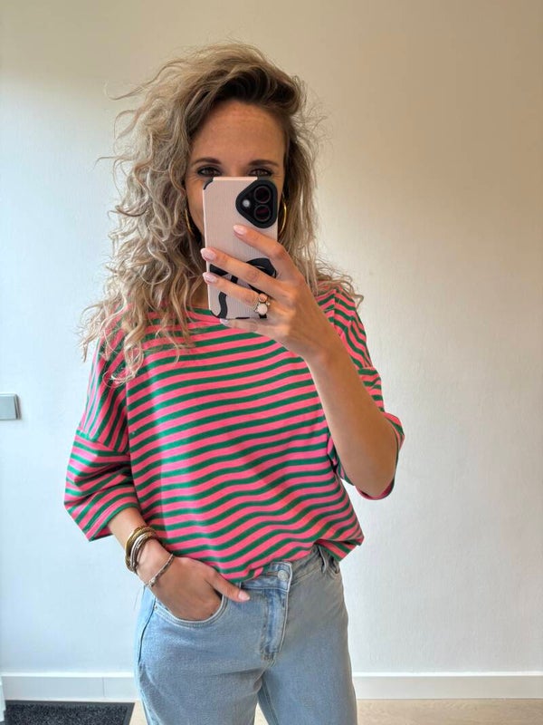 Top roze/groen 1178