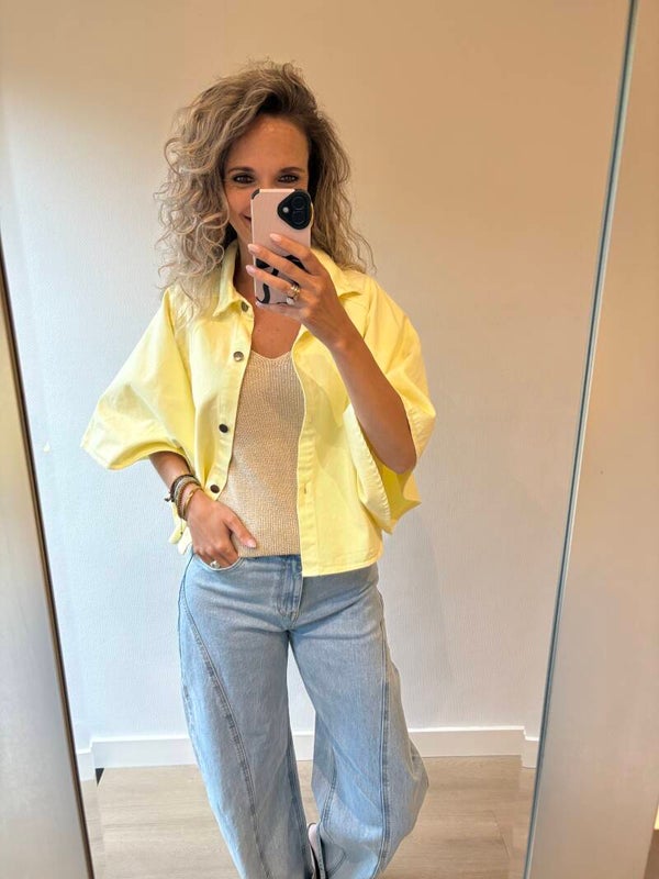Jasje Ambika Jeans geel