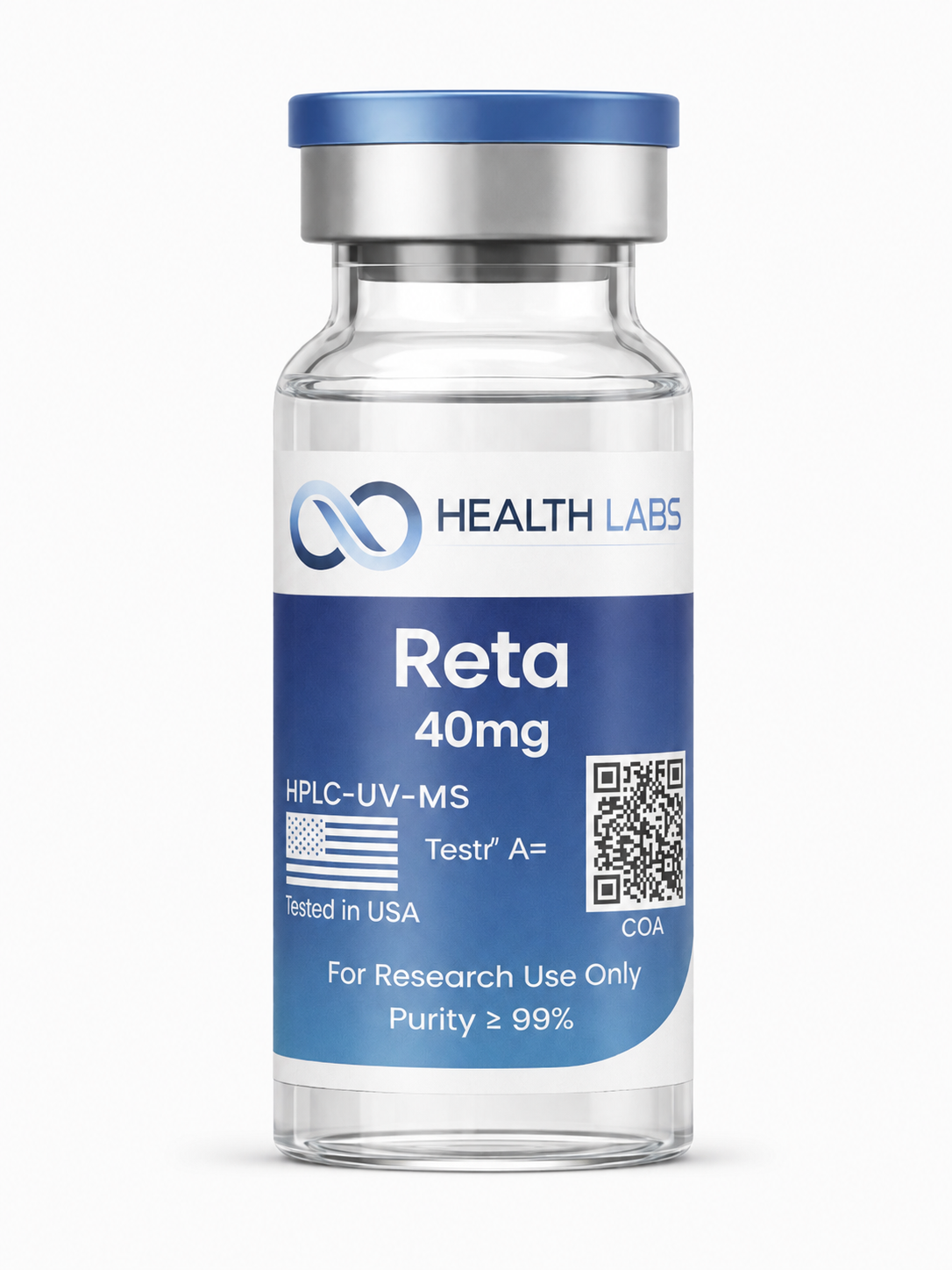 Retatrutide 40mg — Triple Agonist GLP-1/GIP/Glucagon Research Peptide