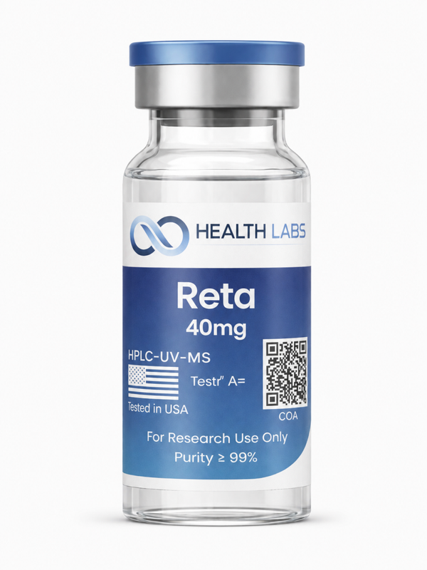 Retatrutide 40mg — Triple Agonist GLP-1/GIP/Glucagon Research Peptide