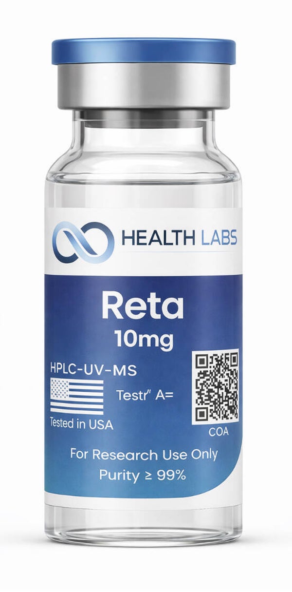 Retatrutide 10mg — Triple Agonist GLP-1/GIP/Glucagon Research Peptide