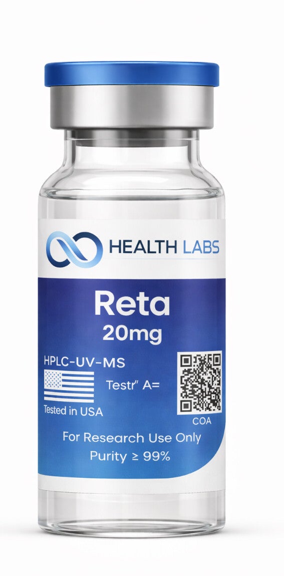 Retatrutide 20mg — Triple Agonist GLP-1/GIP/Glucagon Research Peptide