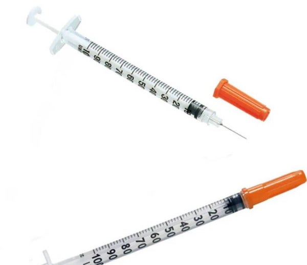 Syringes 31 g x 8 mm, 1 mL with Ultra-Fine Needle
