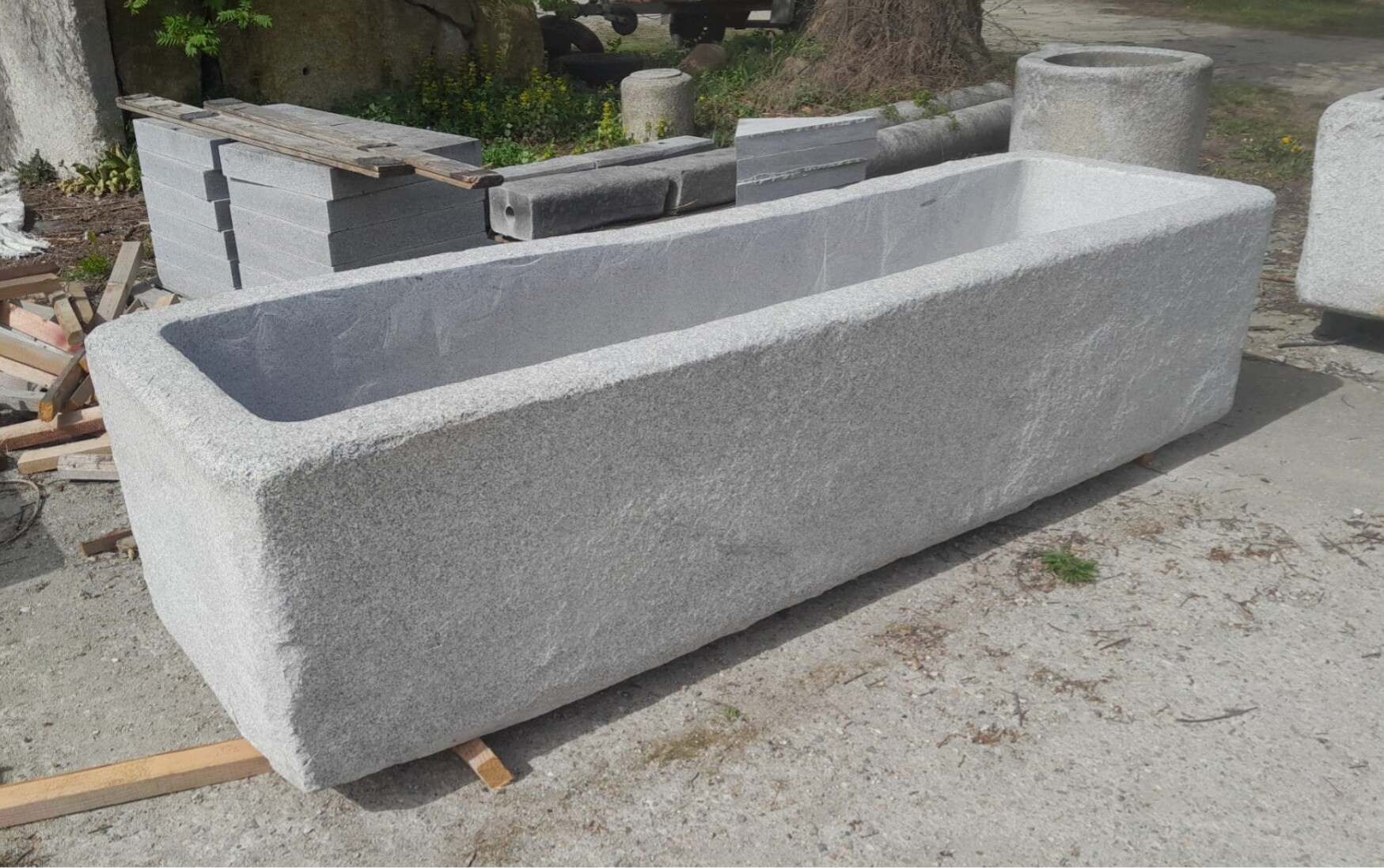 Trog, rechteckig, 245*74*60