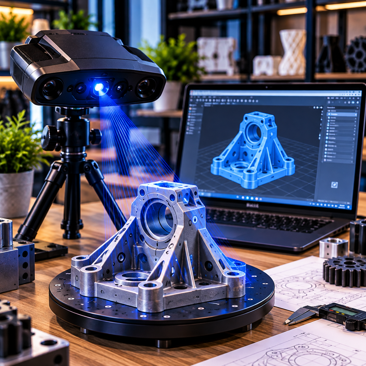 Skanowanie 3D – inżynieria odwrotna i odtwarzanie części bez dokumentacji CAD
