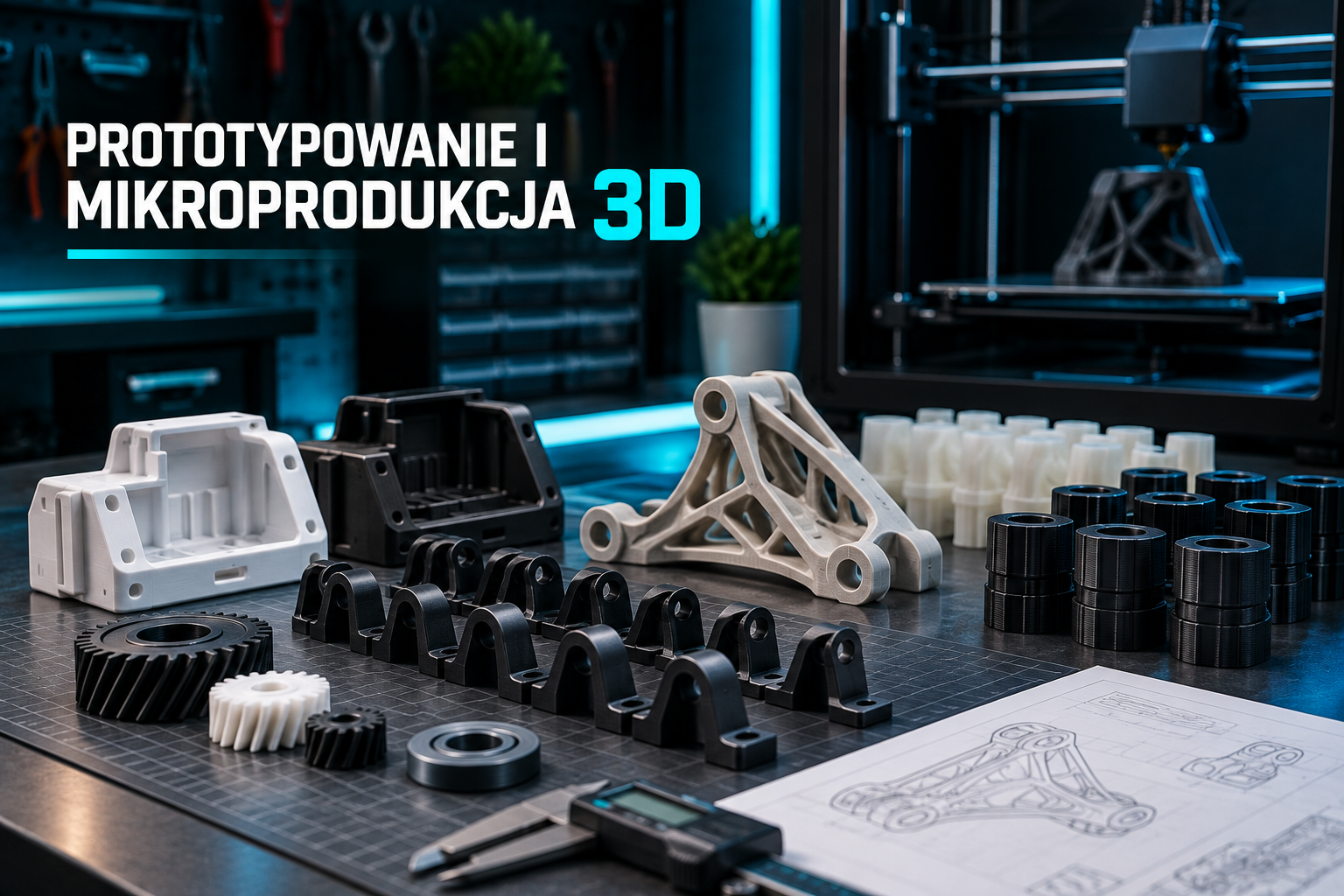 Prototypowanie i mikroprodukcja 3D – krótkie serie elementów drukowanych