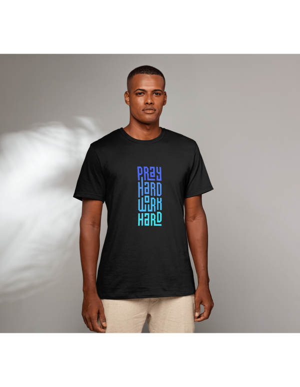 Pray hard, work hard T-shirt