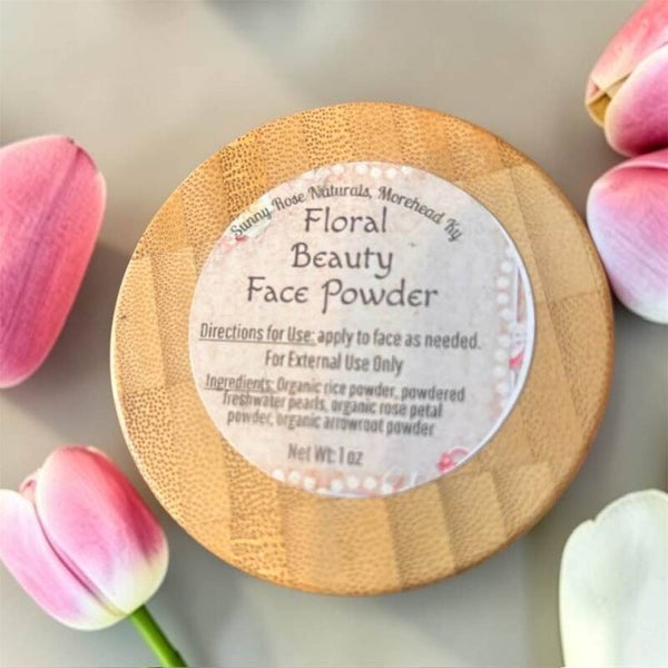 Organic Floral Face Powder- All Natural Ingredients